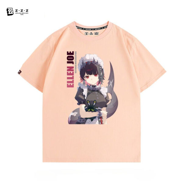 Zenless Zone Zero Ellen Joe Game Characters Summer Thin T-Shirt