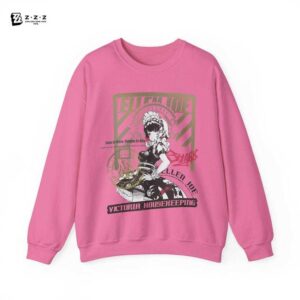 Zenless Zone Zero Ellen Joe Stylish Streetwear Graphic Tee | Victoria Housekeeping ZZZ Cozy Heavy Blend Unisex Crewneck Sweatshirt Sweater