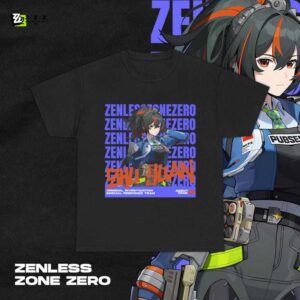 Zenless Zone Zero Zhu Yuan Shirt ZZZ Gacha Game Merch Fan Shirt Unisex Cotton