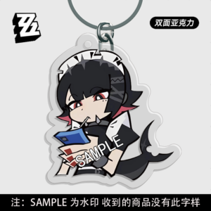 Zenless Zone Zero Cute Ellen Joe Shark Keychain