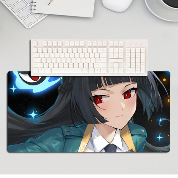 Zenless Zone Zero Hoshimi Miyabi Mousepad Large Gaming Mouse Pad LockEdge Thickened Computer Keyboard Table Desk Mat