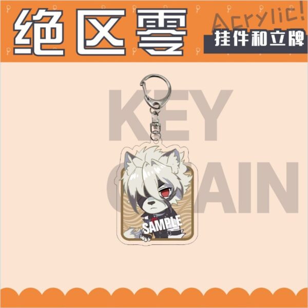 Zenless Zone Zero Acrylic Character Keychain Backpack Accessories Ornament Collection Gifts