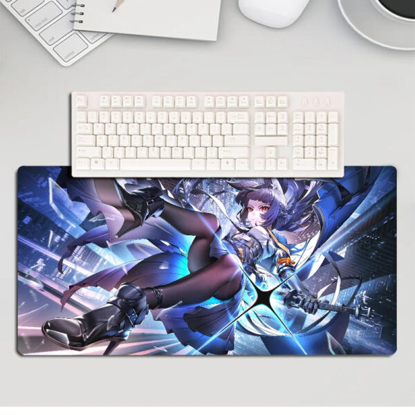 Zenless Zone Zero Hoshimi Miyabi Mousepad Large Gaming Mouse Pad LockEdge Thickened Computer Keyboard Table Desk Mat