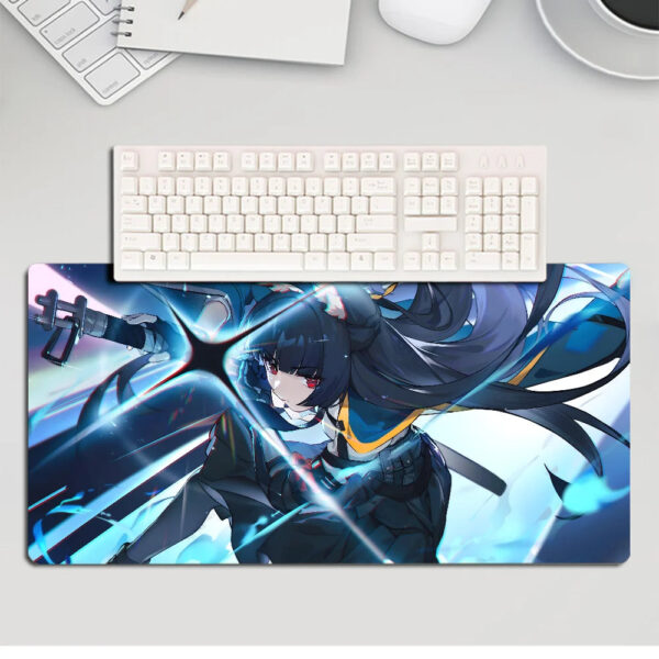 Zenless Zone Zero Hoshimi Miyabi Mousepad Large Gaming Mouse Pad LockEdge Thickened Computer Keyboard Table Desk Mat