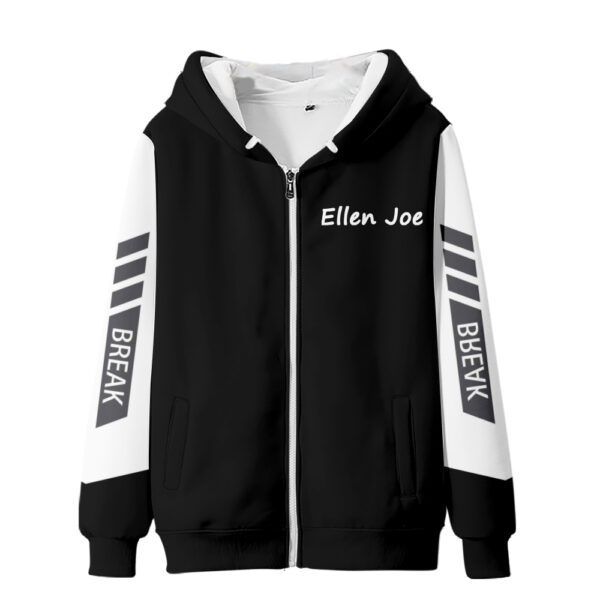 Game Fans Cosplay Zenless Zone Zero Anime Thin Zippered Hoodie Spring Autumn Black White Casual Women Men Sportswear Clothing