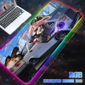 Zenless Zone Zero Nicole Derama RGB Mouse Pad Computer Mat Pc Gamer Large Play Pad Backlight LOL Gaming Accessories