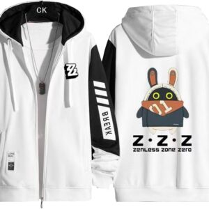 Zenless Zone Zero Thin Zippered Hoodie Spring And Autumn Winter Casual Sportswear Game Clothing