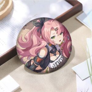 Zenless Zone Zero - Nicole Set Badge + Stand + Keychain