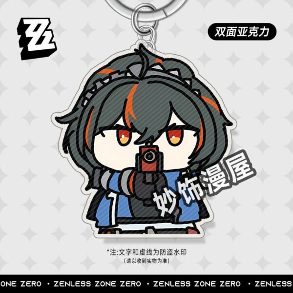 Zenless Zone Zero Chibi Version Acrylic Keychain