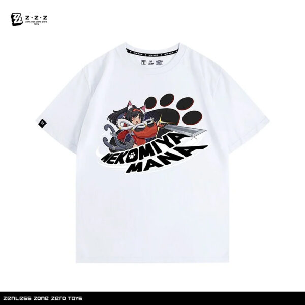 Zenless Zone Zero -  Characters Billy Anby Nicole Nekomata Art T-Shirt