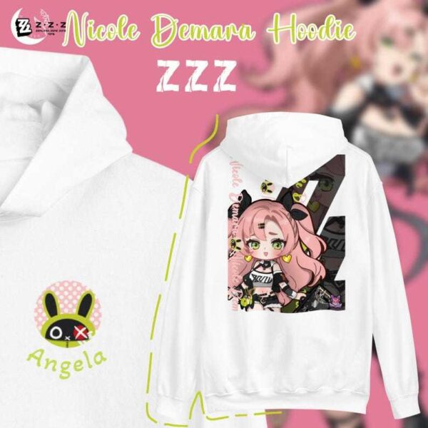 Zenless Zone Zero Nicole Demara ZZZ Fanart Unisex Hoodie