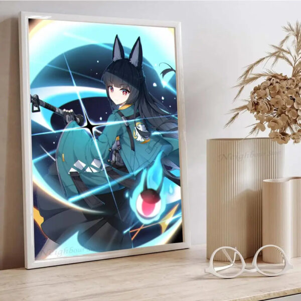 Zenless Zone Zero Miyabi Hoshimi Game Poster HD Posters Home Room Bar Cafe Decor Art Wall Painting Picture