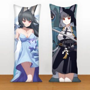 Zenless Zone Zero Game Miyabi Corin Von Lycaon Soilder 11 Long Pillow Game Bed Pillow