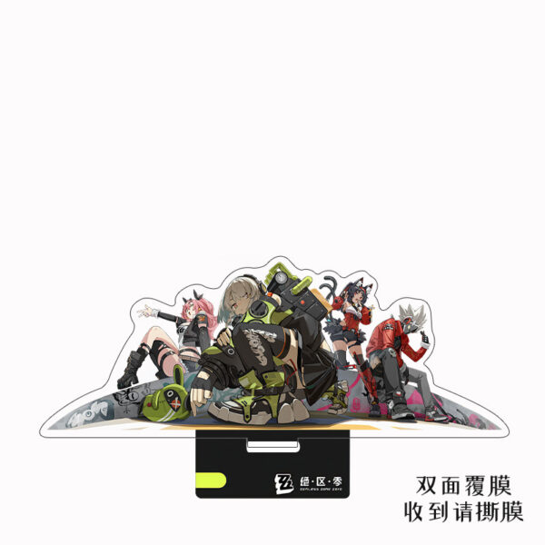 Game Cartoon 15cm Anime Zenless Zone Zero Acrylic Stand Figures Mana Nekomiya Nicole Anby Demara Action Model Desk Decor Gift