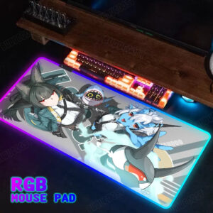 Zenless Zone Zero Soukaku Rgb Mousepad 900x400 Led Mats Portable Lighting Kawaii Carpet Xxl Aesthetic Carpet Backlit Table Mat