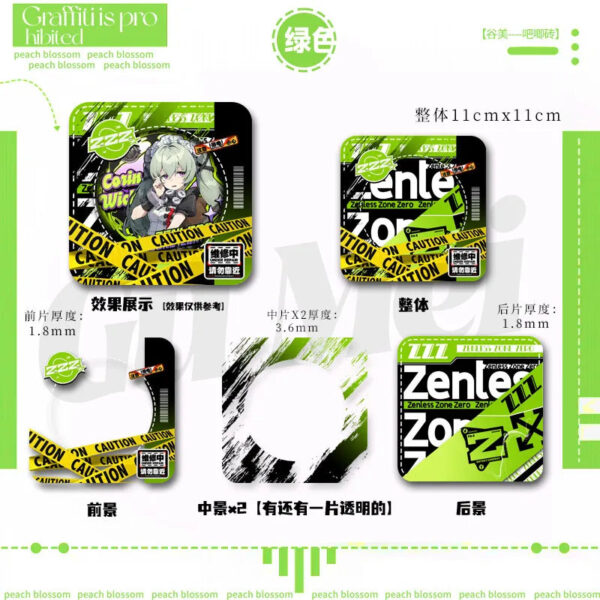 Zenless Zone Zero Acrylic Badge Display Stand