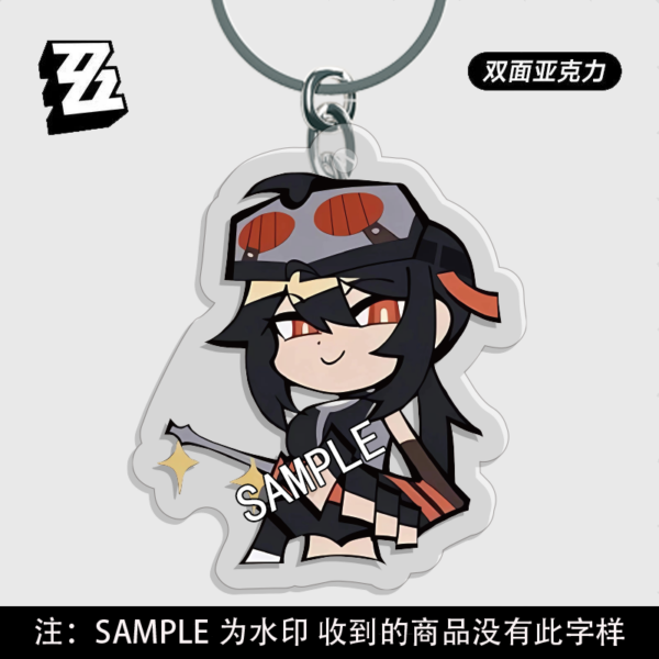 Zenless Zone Zero Cute Ellen Joe Shark Keychain