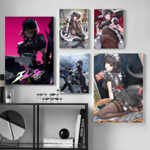 Zenless Zone Zero Ellen Joe Poster Stickers Living Room Bedroom Entrance Cafe Wall Art Decoration Painting Room Decor