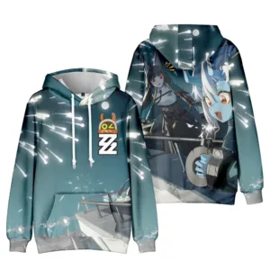 Zenless Zone Zero Game Fans Backup Suit Cosplay Costume Women Men Hoodies Sweatshirt Funny Von Lycaon Cartoon Printed Streetwear