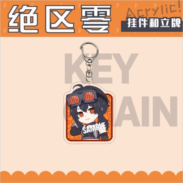 Zenless Zone Zero Acrylic Character Keychain Backpack Accessories Ornament Collection Gifts