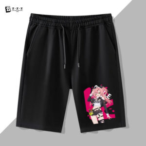 Zenless Zone Zero Von Lycaon Casual Loose Fit Men's Summer Shorts - Trendy Versatile Five-Point Shorts