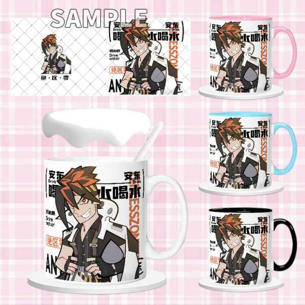 Zenless Zone Zero Nekomiya Mana Ceramic Mug Coffee Cup Couple Office Water Cup