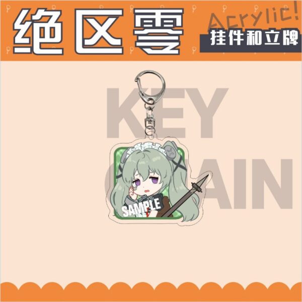 Zenless Zone Zero Acrylic Character Keychain Backpack Accessories Ornament Collection Gifts