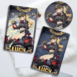 Zenless Zone Zero - Lucy Acrylic Set Badge + Standee + Keychain