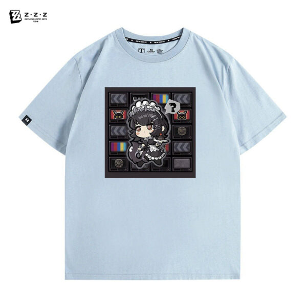 Zenless Zone Zero Ellen Joe Game Characters Summer Thin T-shirt