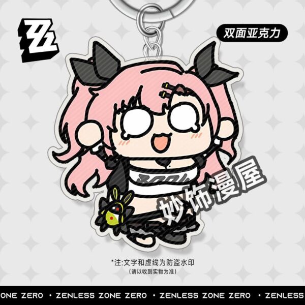 Zenless Zone Zero Chibi Version Acrylic Keychain