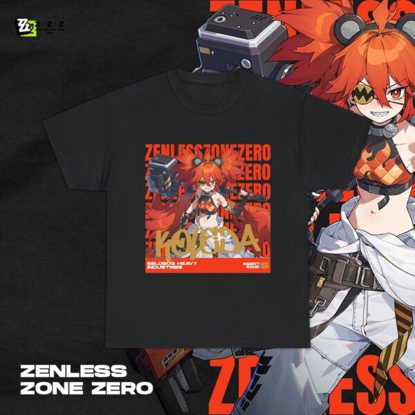 Zenless Zone Zero Koleda Shirt ZZZ Gacha Game Merch Fan Shirt Unisex Cotton