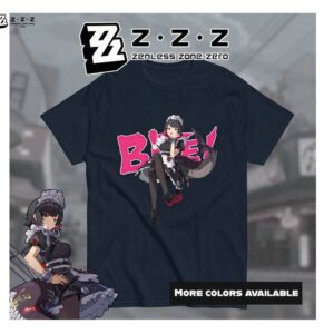 Zenless Zone Zero Ellen Joe Tee | ZZZ Victoria Housekeeping | Anime Graphic T-Shirt | Gacha Gaming Gift | Zenless Fan Merch | Unisex tee