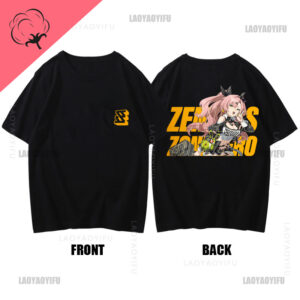 Hot Sales Cartoon ARPG Game Zenless Zone Zero Belle Printed T Shirts Trend Men/Women Role-playing Clothing Top