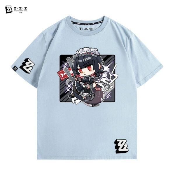 Zenless Zone Zero Ellen Joe Game Characters Summer Thin T-shirt