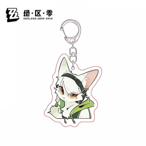 Zenless Zone Zero -  Nicole Lycaon Nekomiya Anby Pet Keychain