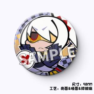 Zenless Zone Zero Chibi Illustration Funny Style Character Badge