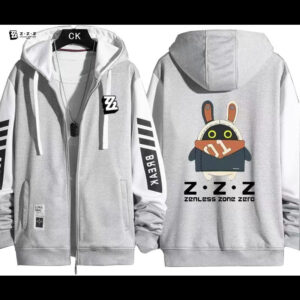 Zenless Zone Zero Thin Zippered Hoodie Spring And Autumn Winter Casual Sportswear Game Clothing