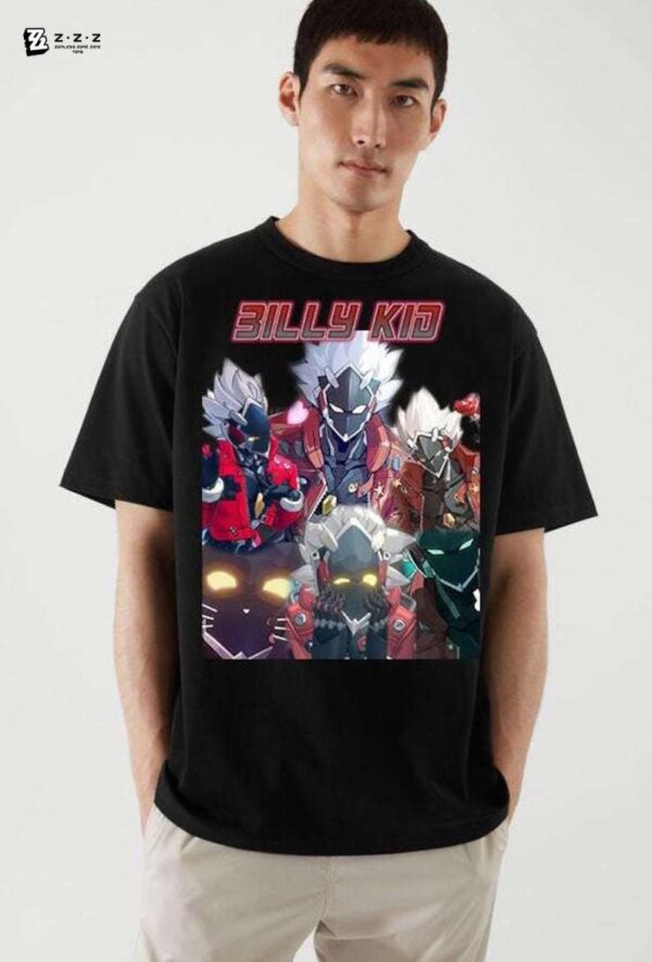 Billy Kid Zenless Zone Zero Stylish Streetwear Graphic Tee