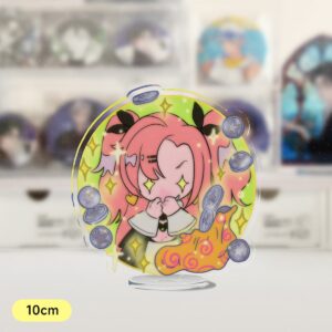 Zenless Zone Zero Game Nicole Demara Billy Kid Von Lycaon Acrylic Stand Model Plate Keychain Desk Decor Collection gift