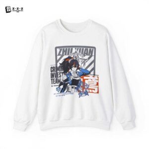 Zhu Yuan Zenless Zone Zero Stylish Streetwear Graphic Crewneck | ZZZ Inspired Aesthetic | Cozy Heavy Blend Unisex Sweatshirt Sweater