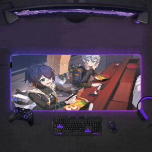 Zenless Zone Zero Hd Print Rgb Mouse Pad Xxl Backlight Led Game Accessories Mouse Pad