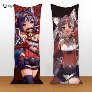 Zenless Zone Zero Nekomata Long Body Pillow Game Bed Pillow