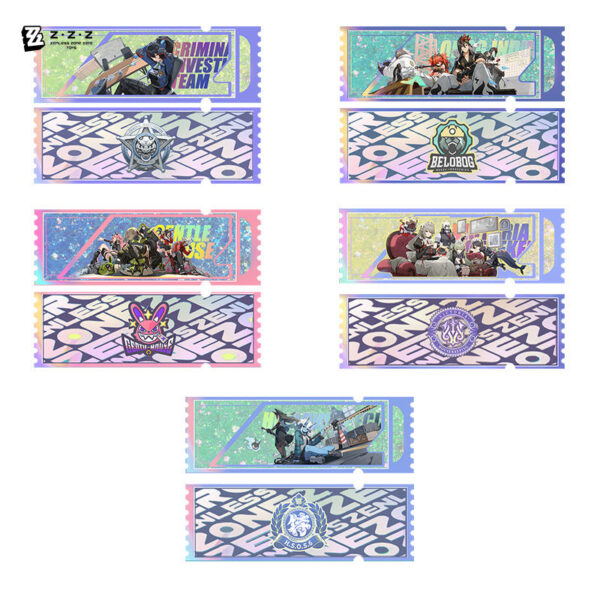 Zenless Zone Zero Color Gradient Game Character Quicksand Ticket