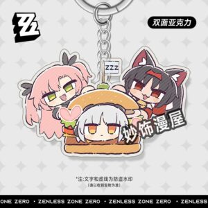 Zenless Zone Zero Chibi Version Acrylic Keychain