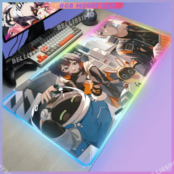 Zenless Zone Zero Mouse Pad Mousepad Large Cool eyboard Office gaming Desk Game Rubber No-slip Mat