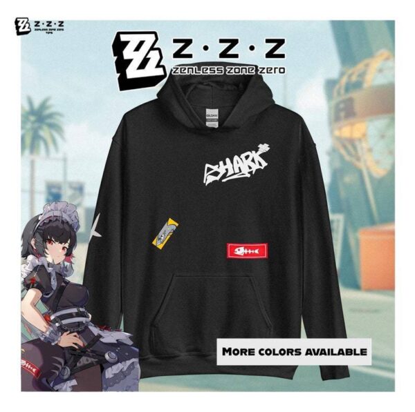 Zenless Zone Zero Ellen Joe Hoodie | ZZZ Victoria Housekeeping | Anime Graphic Hoodie | Gacha Gaming | Zenless Fan Merch | Unisex Hoodie