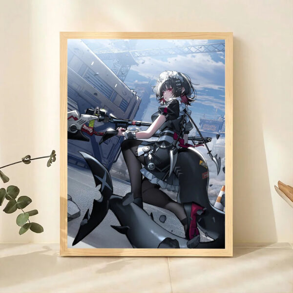 Zenless Zone Zero Ellen Joe Poster Stickers Living Room Bedroom Entrance Cafe Wall Art Decoration Painting Room Decor