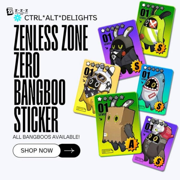 Zenless Zone Zero Holographic Vinyl Sticker - 2.5" Bangboo Sticker - ZZZ Gaming Sticker