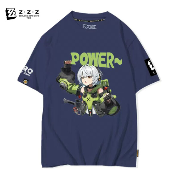 Zenless Zone Zero -  Characters New Print Summer T-Shirt Anby Nicole Koleda Nekomiya