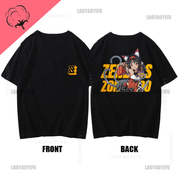 Hot Sales Cartoon ARPG Game Zenless Zone Zero Belle Printed T Shirts Trend Men/Women Role-playing Clothing Top